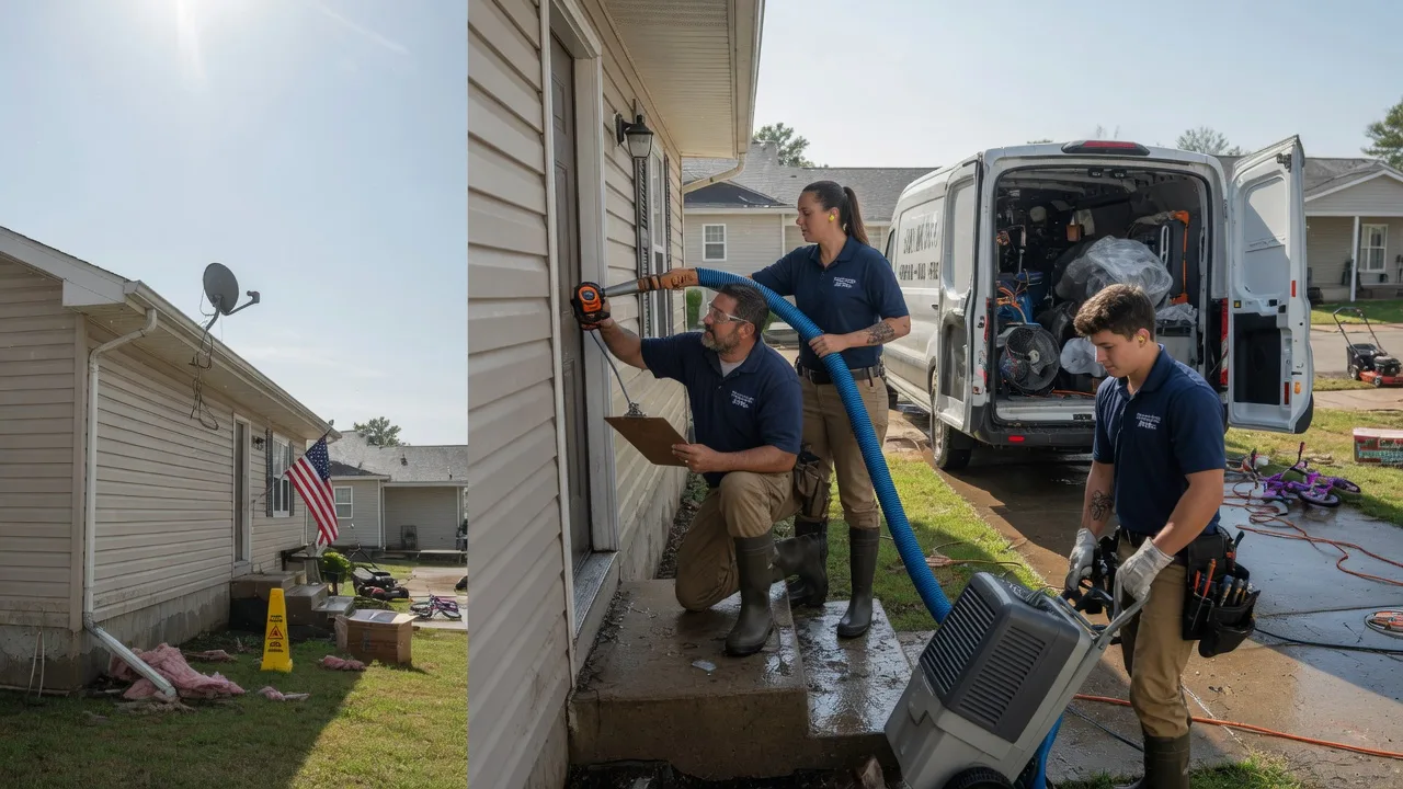 Ceiling Water Damage Restoration in Westmoreland, KS near me